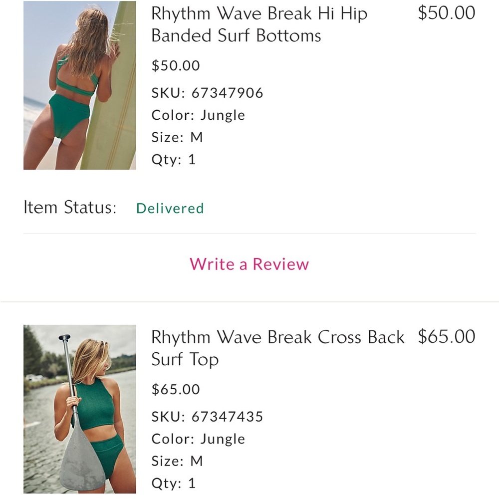Rhythm wave break bikini set - Picture 4 of 6